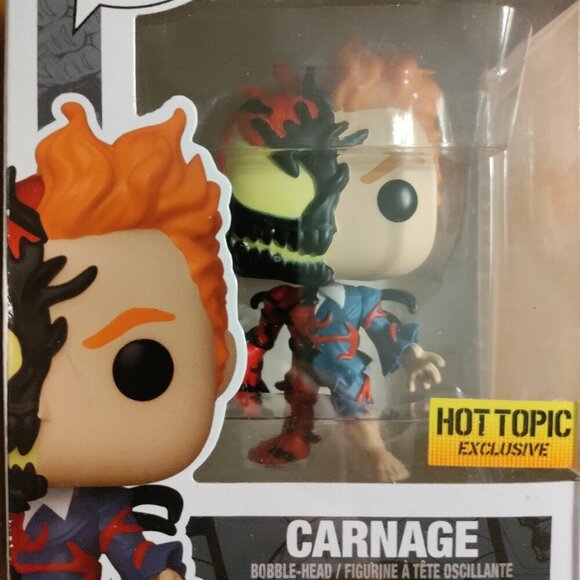 Carnage Hot Topic Funko Pop Mint Condition NIB - Picture 1 of 2